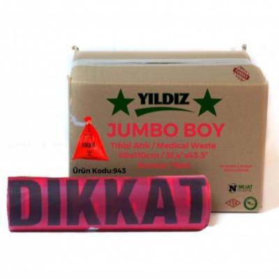 Yıldız Jumbo Boy Tıbbi Atık Çöp Torbası Ürün Kodu:943